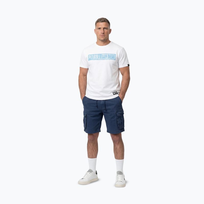 Maglietta da uomo Pitbull Eighty Nine Dog bianco/azzurro 2