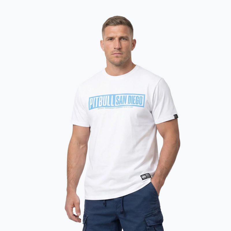 Maglietta da uomo Pitbull Eighty Nine Dog bianco/azzurro 4
