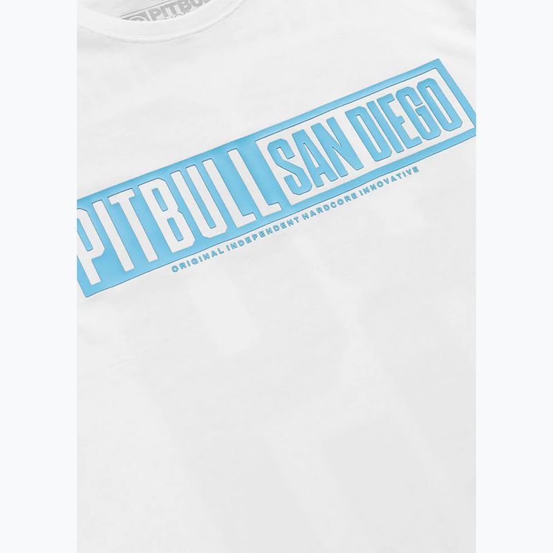 Maglietta da uomo Pitbull Eighty Nine Dog bianco/azzurro 8