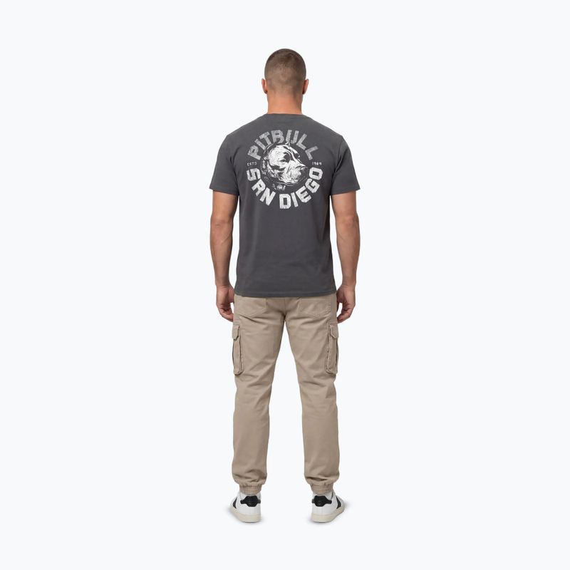 T-shirt da uomo Pitbull Dog SD graphite 4