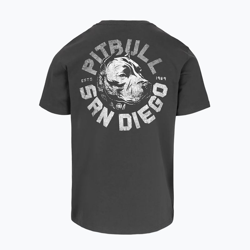 T-shirt da uomo Pitbull Dog SD graphite 6
