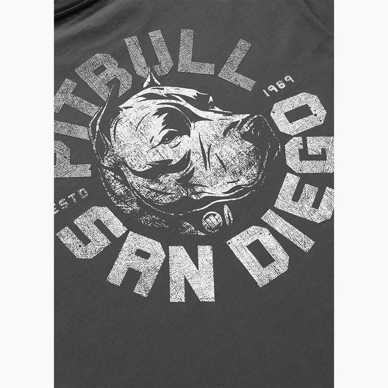 T-shirt da uomo Pitbull Dog SD graphite 9