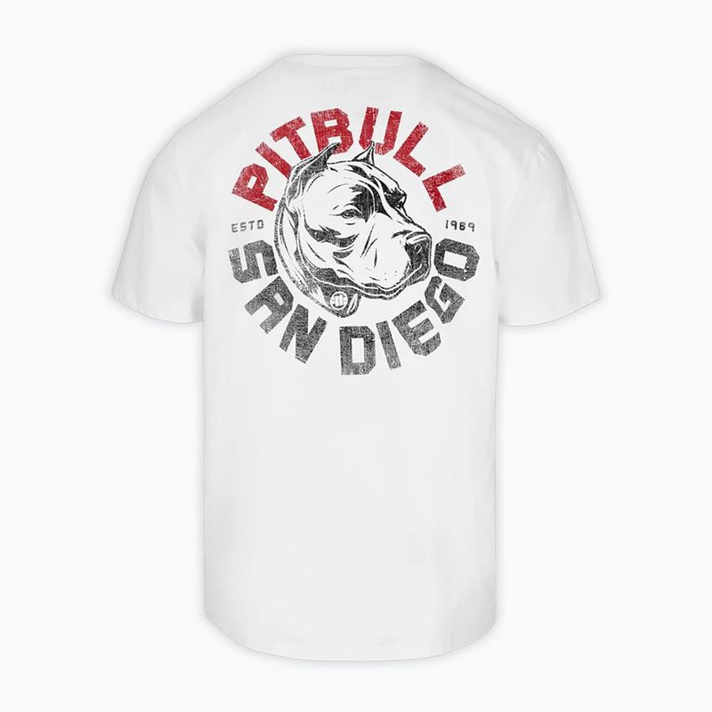 T-shirt da uomo Pitbull Dog SD white 5