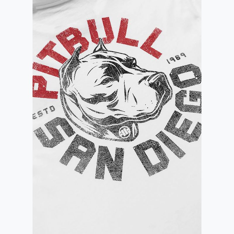 T-shirt da uomo Pitbull Dog SD white 8