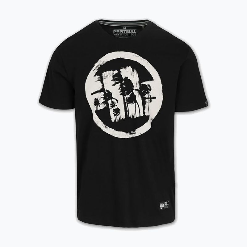 T-shirt da uomo Pitbull Palms black logo 5
