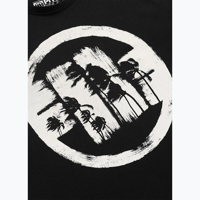 T-shirt da uomo Pitbull Palms black logo 8
