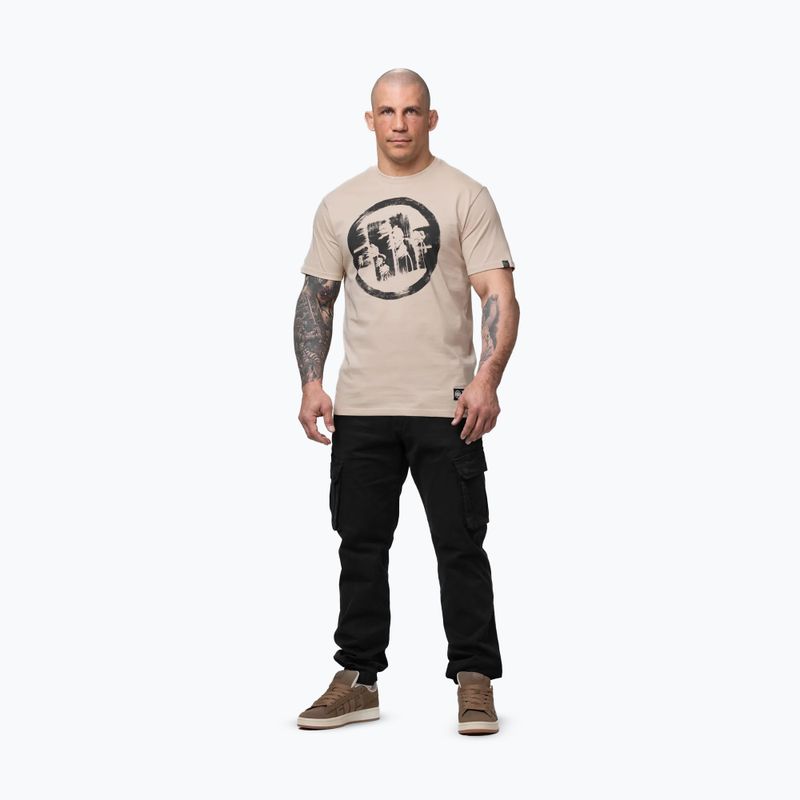 T-shirt da uomo Pitbull Palms ultra light sand logo 2