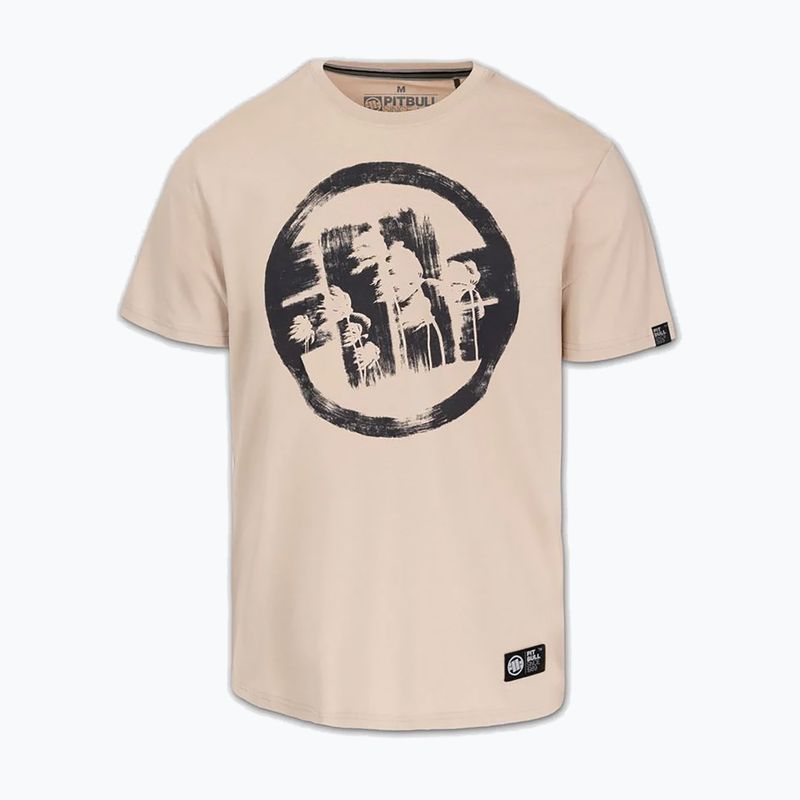 T-shirt da uomo Pitbull Palms ultra light sand logo 4