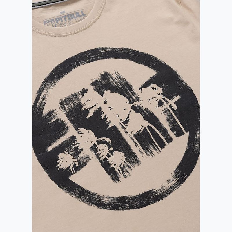 T-shirt da uomo Pitbull Palms ultra light sand logo 7