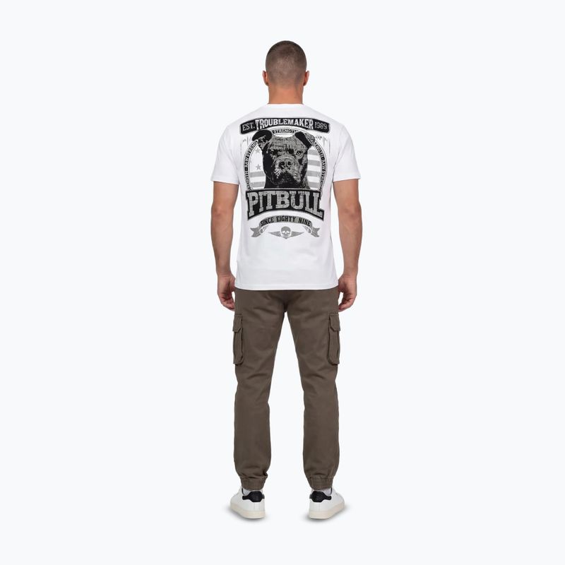 T-shirt da uomo Pitbull Troublemarker white 4