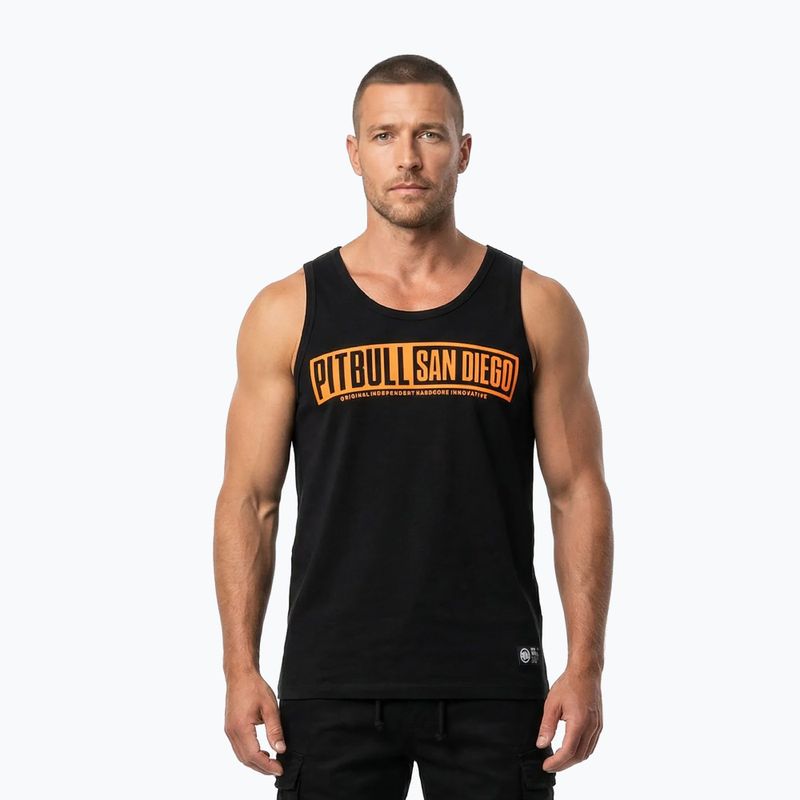 T-shirt da uomo Pitbull Eighty Nine Dog Tank Top black