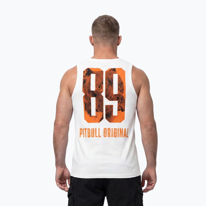 T-shirt da uomo Pitbull Eighty Nine Dog Tank Top white 3