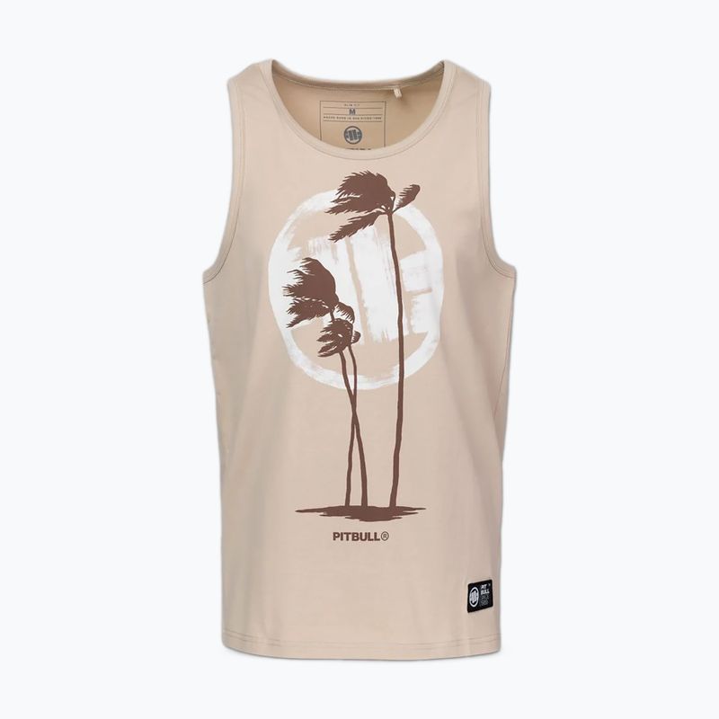 T-shirt da uomo Pitbull Palms Tank Top light sand 3