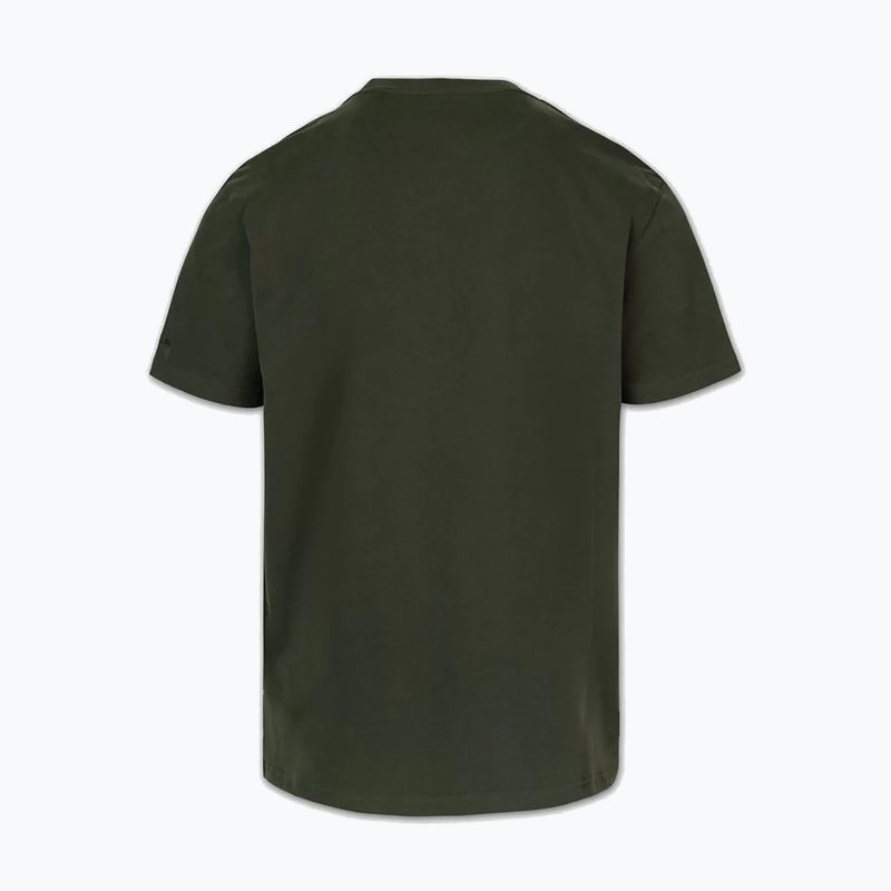 T-shirt da uomo Pitbull USA CAL Big Logo old green 5