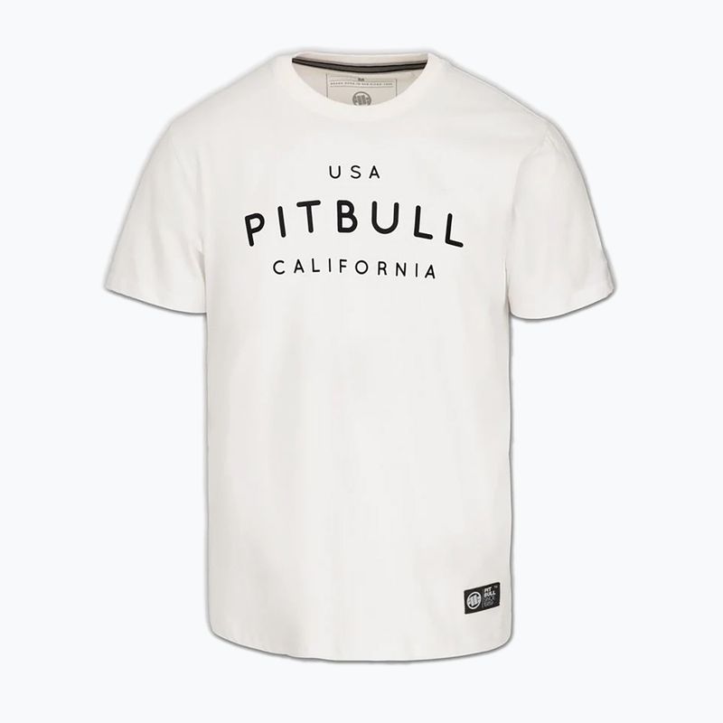T-shirt da uomo Pitbull USA CAL Big Logo white 4
