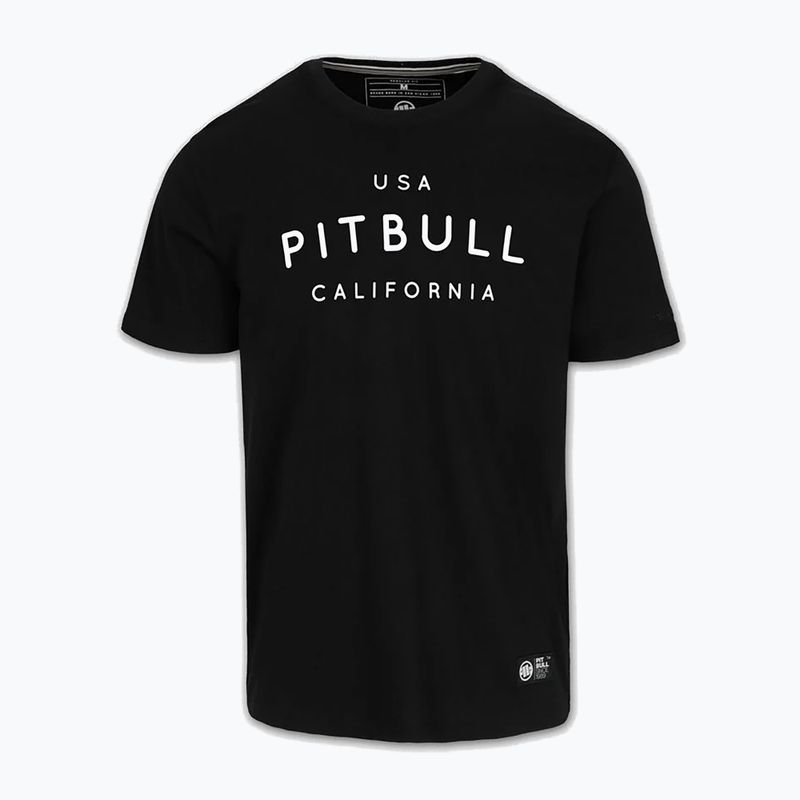 T-shirt da uomo Pitbull USA CAL Big Logo black 4