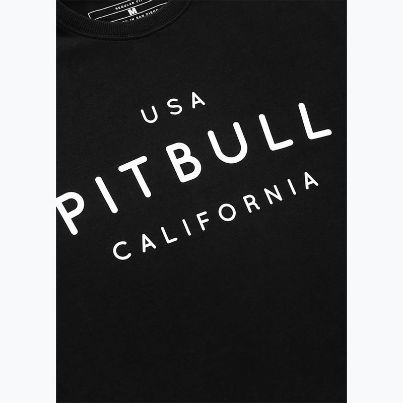 T-shirt da uomo Pitbull USA CAL Big Logo black 7