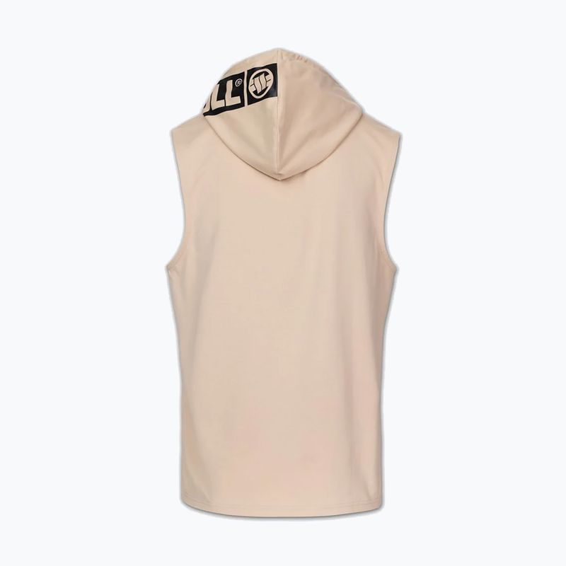 Felpa da allenamento uomo Pitbull Mercado Hilltop Sleeveless Hooded pale sand 4