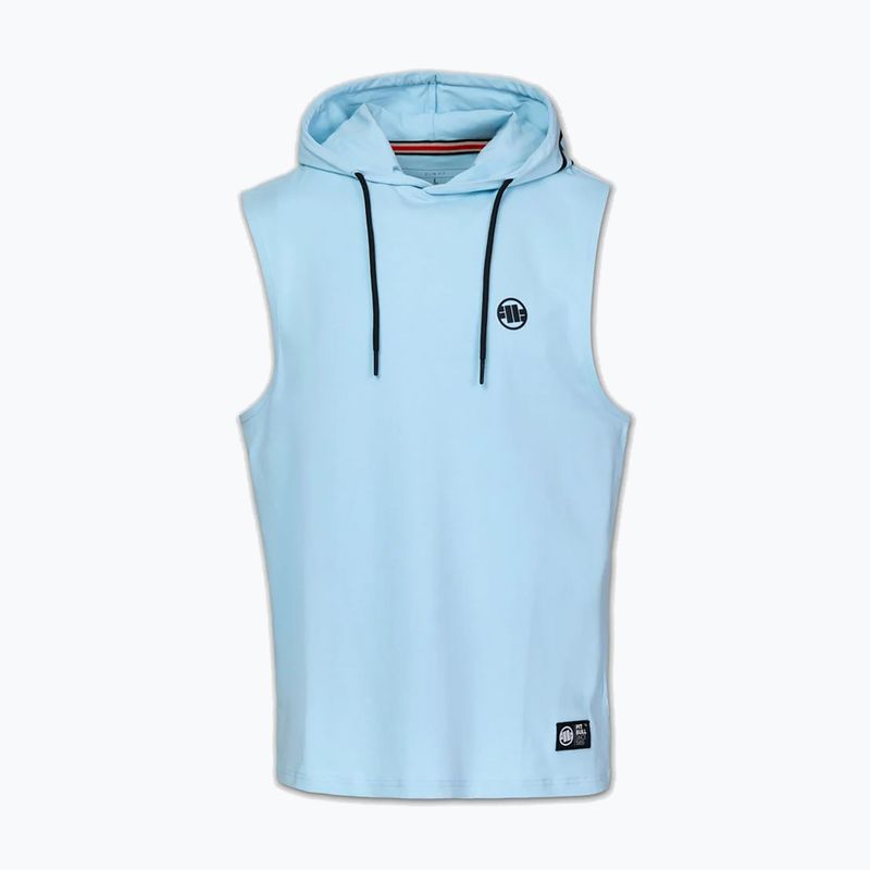 Felpa da allenamento uomo Pitbull Mercado Hilltop Sleeveless Hooded light blue 6
