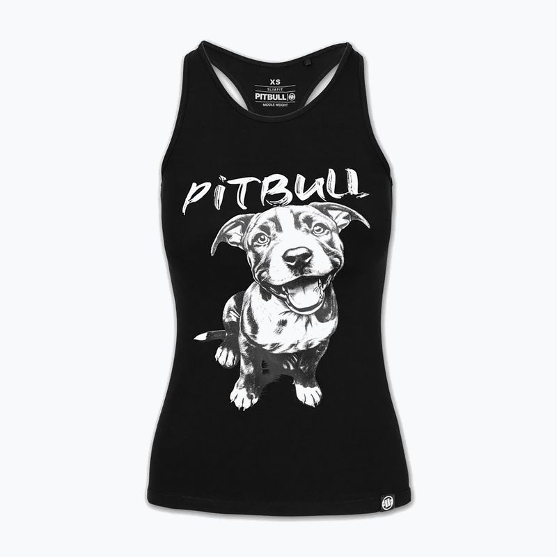 Maglietta da donna Pitbull Puppy 2 Tank Top black 4
