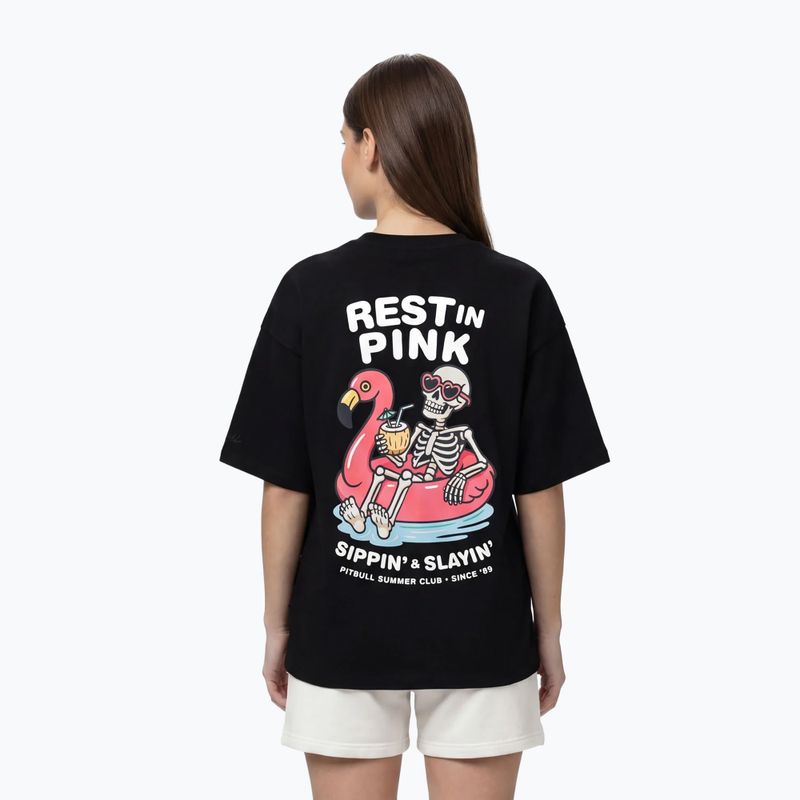 Maglietta da donna Pitbull Rest In Pink Oversize black 3