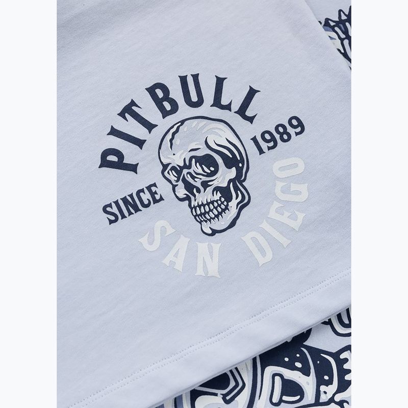 Felpa donna Pitbull Skull Oversize frosted blue 9