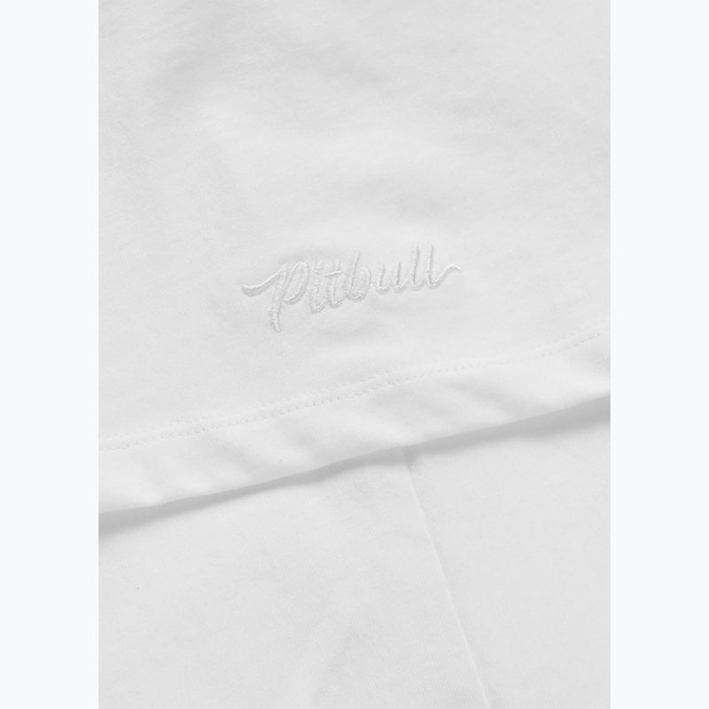 Felpa donna Pitbull Skull Oversize white 7