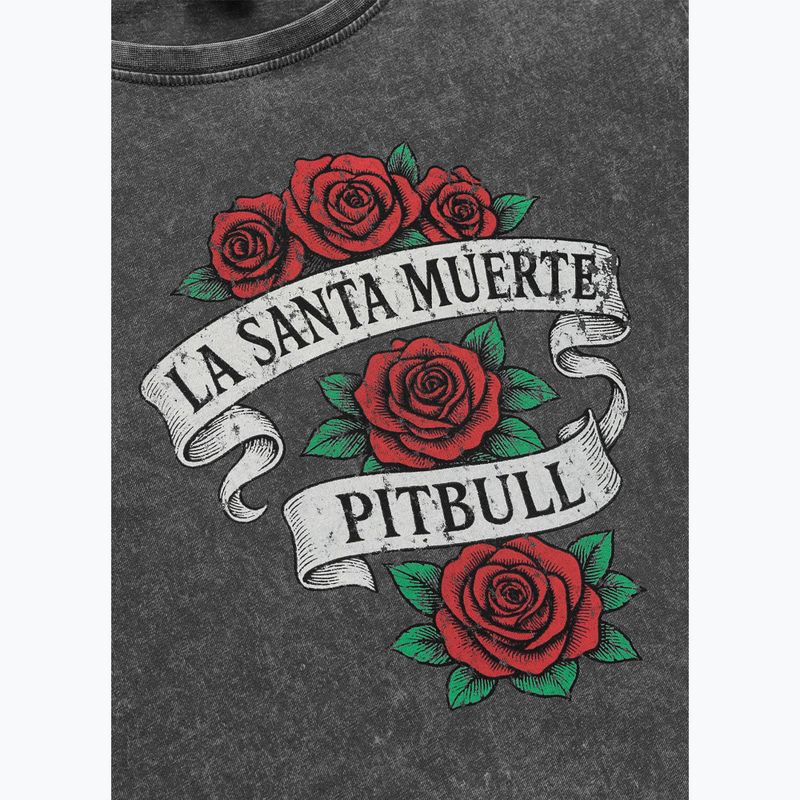Maglietta da donna Pitbull Santa Muerte graphite 7