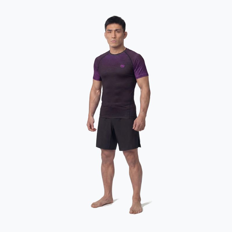 Rashguard da uomo Pitbull Belt Rashguard purple 2