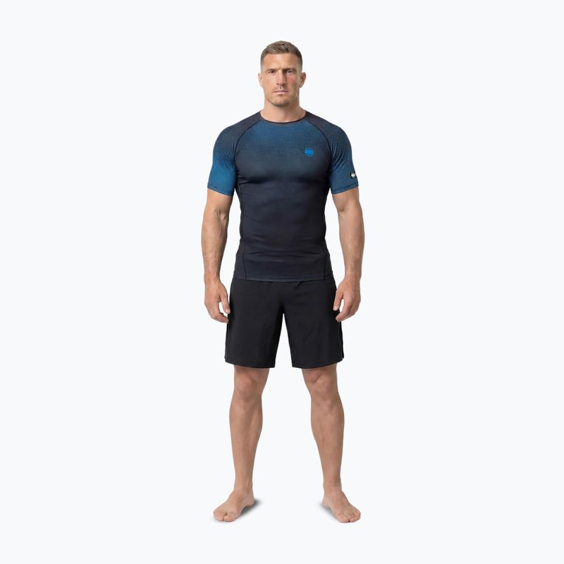Rashguard da uomo Pitbull Belt Rashguard blue 2