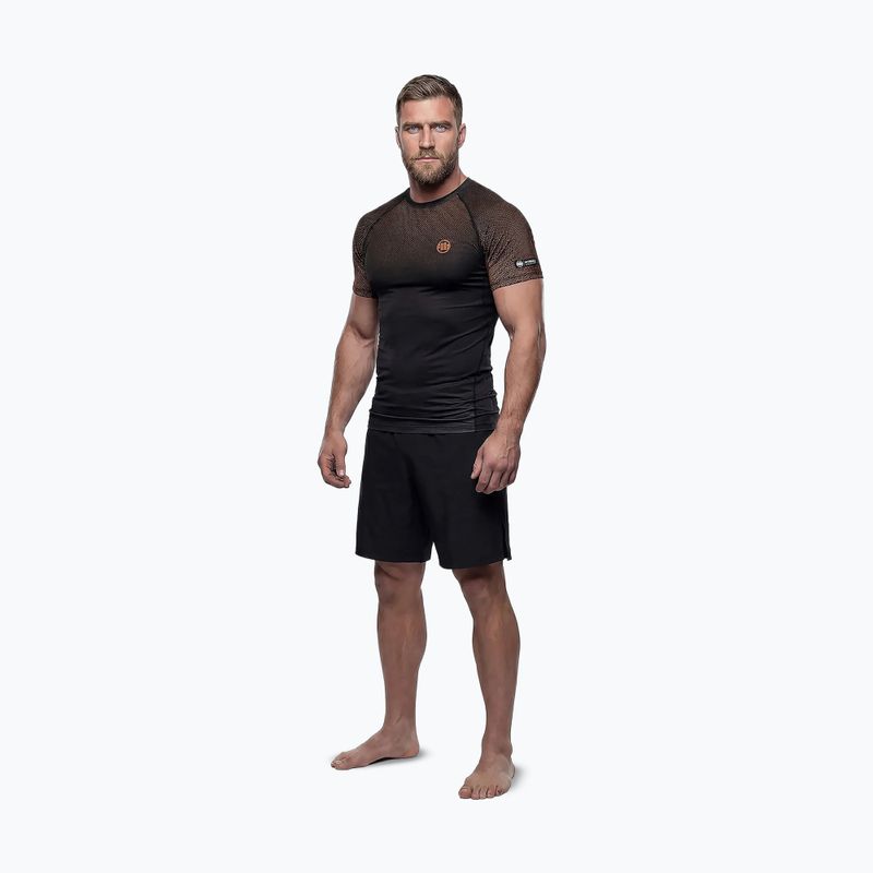 Rashguard da uomo Pitbull Belt Rashguard brown 2