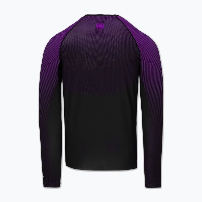 Rashguard a maniche lunghe da uomo Pitbull Belt Rashguard purple 4