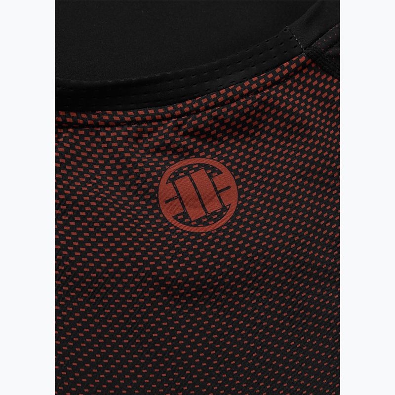 Rashguard a maniche lunghe da uomo Pitbull Belt Rashguard brown 7