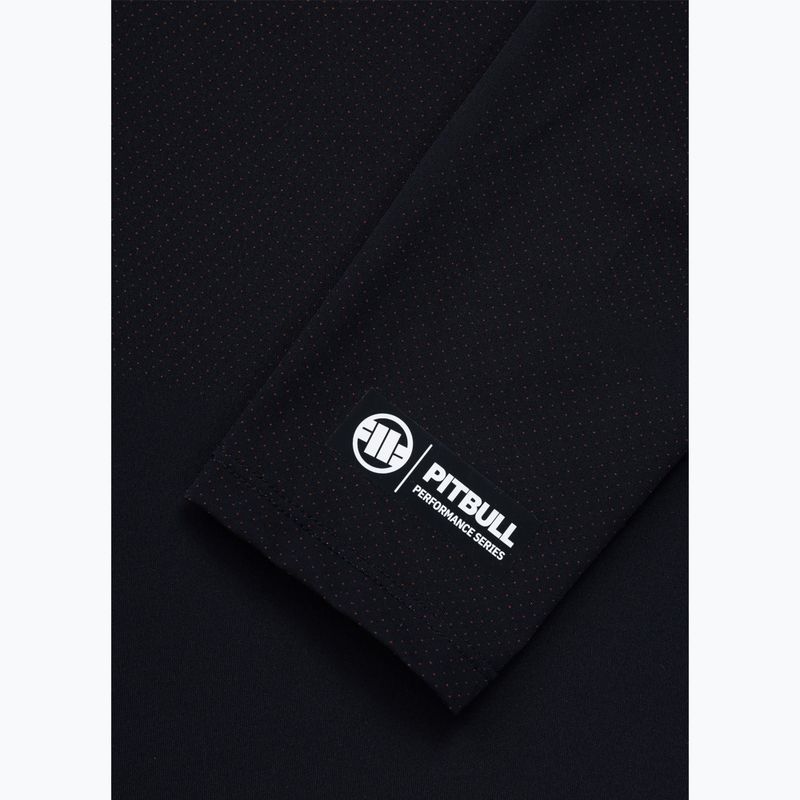 Rashguard a maniche lunghe da uomo Pitbull Belt Rashguard brown 8