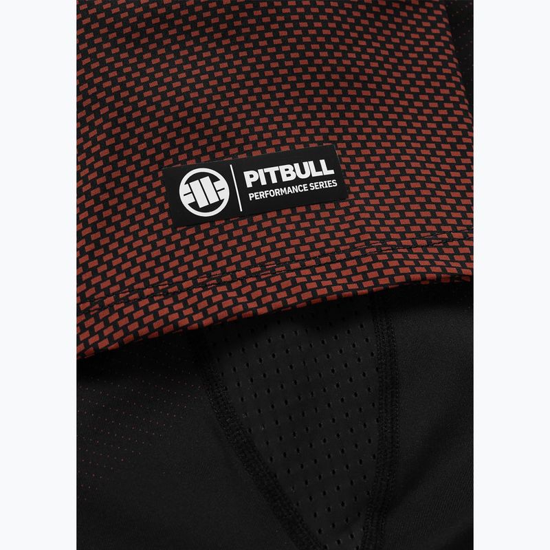 Rashguard a maniche lunghe da uomo Pitbull Belt Rashguard brown 9