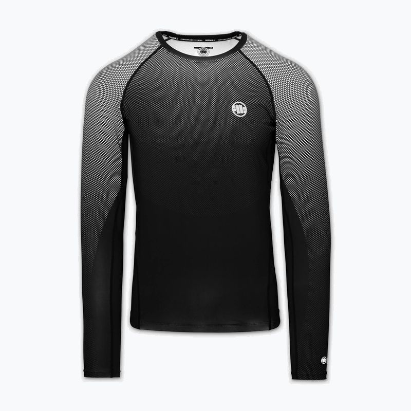 Rashguard a maniche lunghe da uomo Pitbull Belt Rashguard black 3