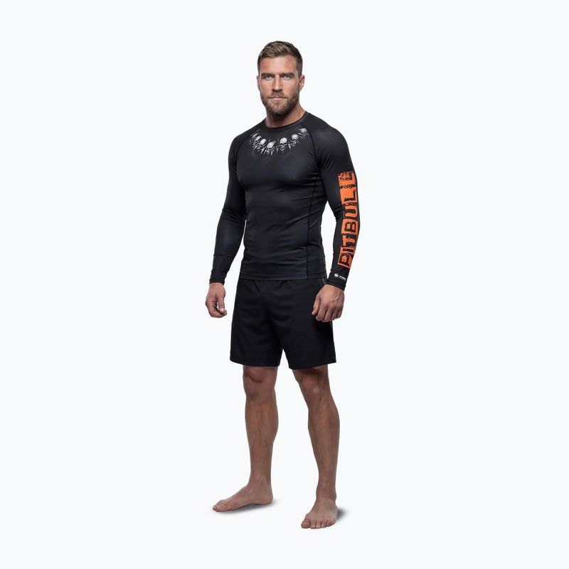 Rashguard a maniche lunghe da uomo Pitbull Blacky Rashguard 2