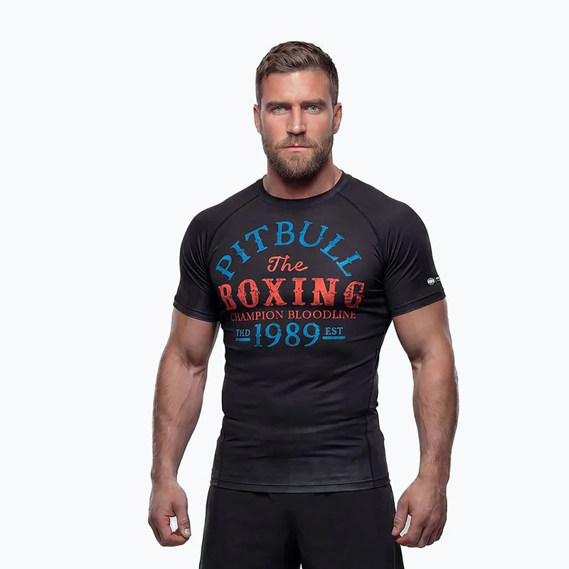 Rashguard da uomo Pitbull Champion Bloodline Rashguard black