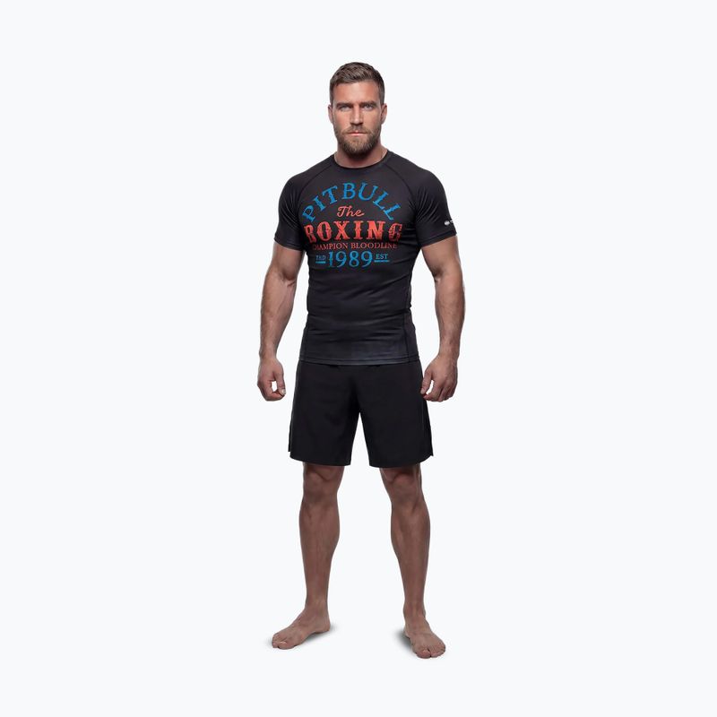 Rashguard da uomo Pitbull Champion Bloodline Rashguard black 2