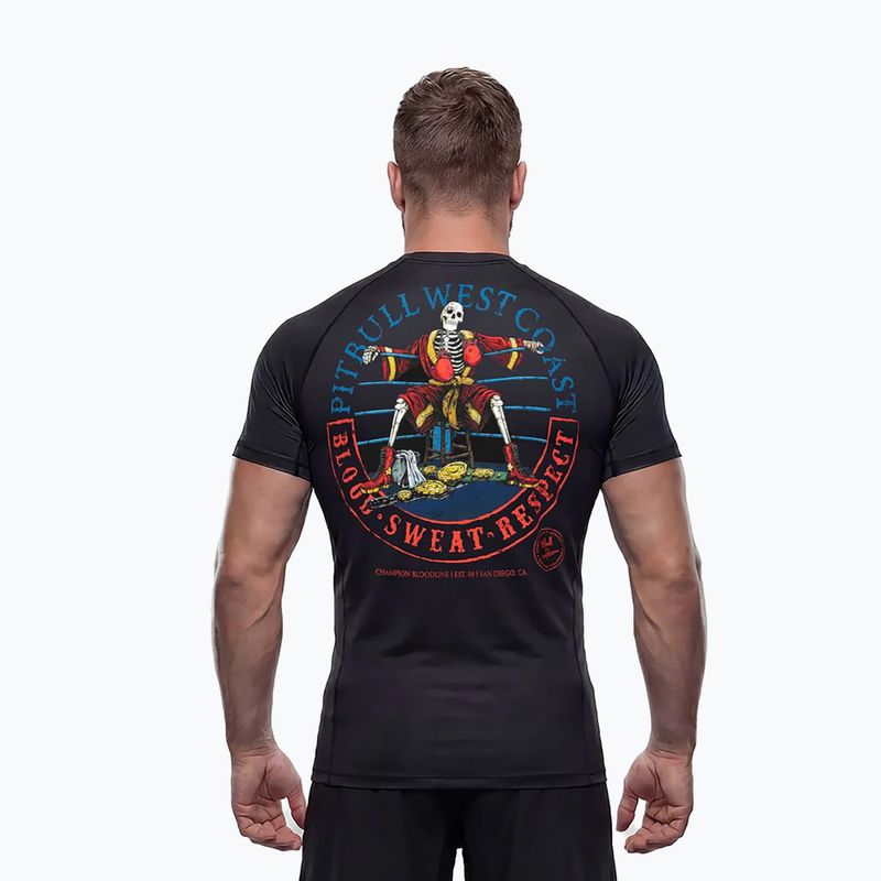 Rashguard da uomo Pitbull Champion Bloodline Rashguard black 3