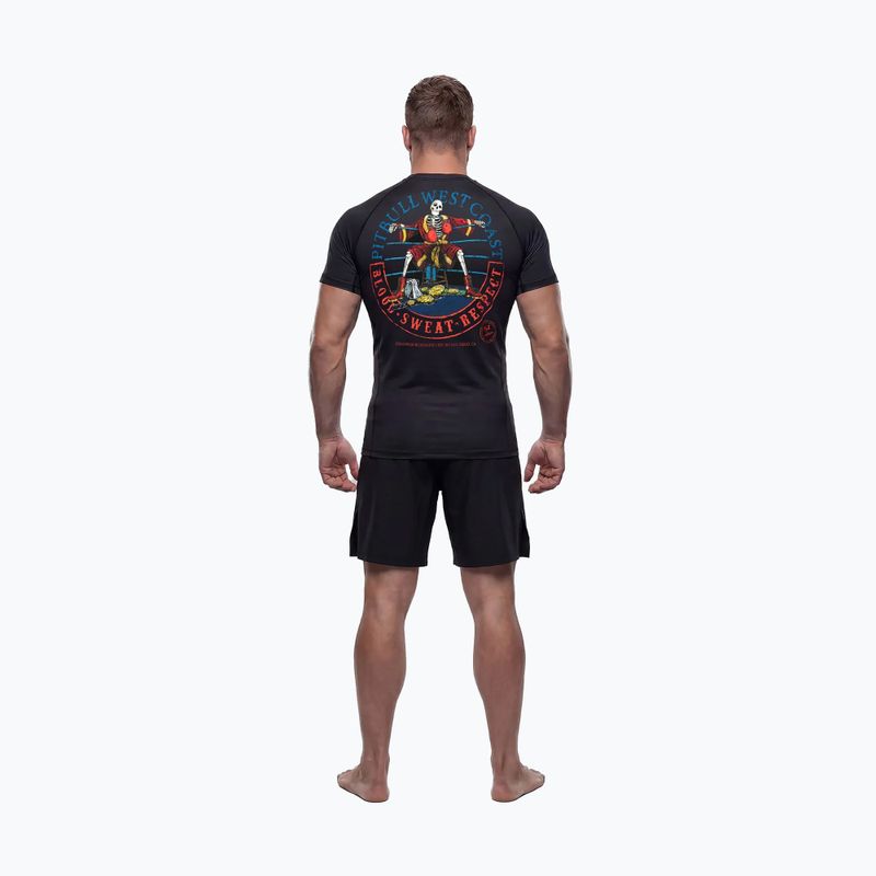 Rashguard da uomo Pitbull Champion Bloodline Rashguard black 4