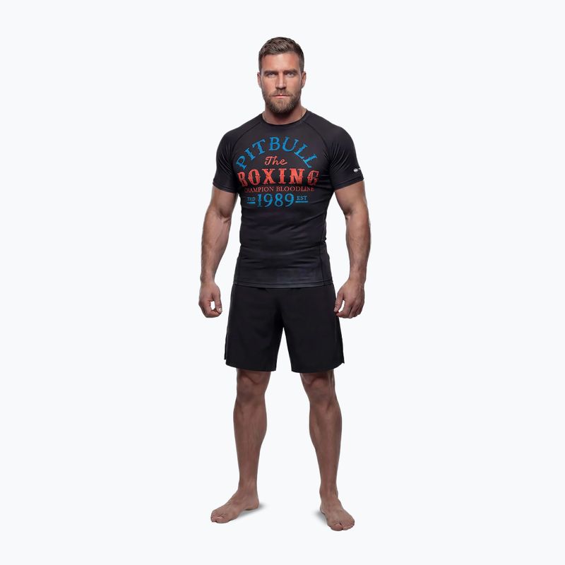 Rashguard a maniche lunghe da uomo Pitbull Champion Bloodline Rashguard black 2
