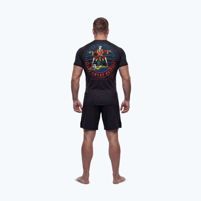 Rashguard a maniche lunghe da uomo Pitbull Champion Bloodline Rashguard black 3
