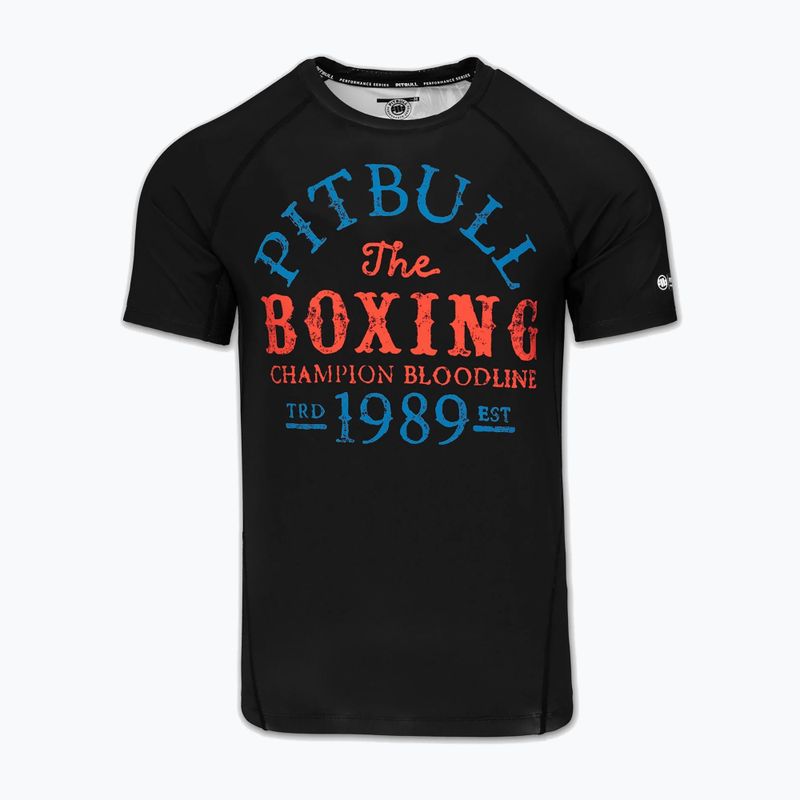 Rashguard a maniche lunghe da uomo Pitbull Champion Bloodline Rashguard black 5