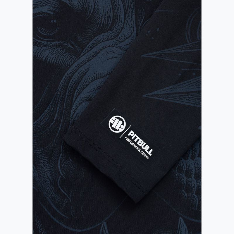 Rashguard a maniche lunghe da uomo Pitbull World Rashguard black 11