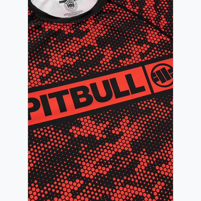 Rashguard da uomo Pitbull Hex Camo Hilltop Rashguard red 6