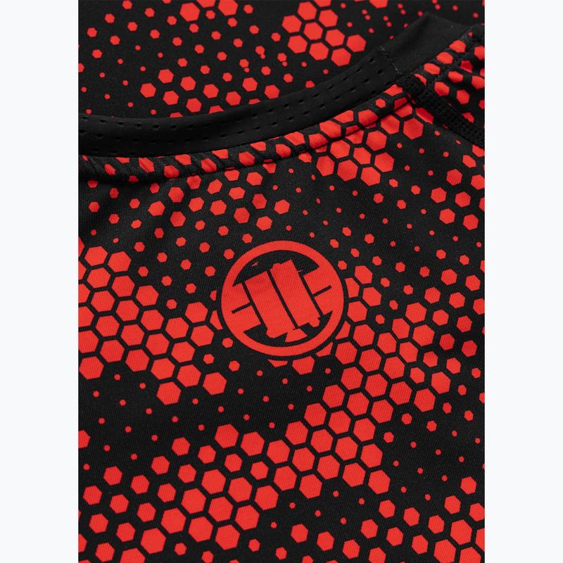 Rashguard da uomo Pitbull Hex Camo Hilltop Rashguard red 7