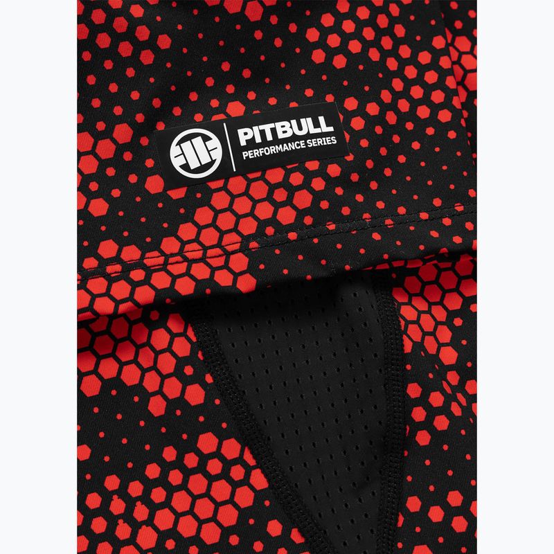 Rashguard da uomo Pitbull Hex Camo Hilltop Rashguard red 8
