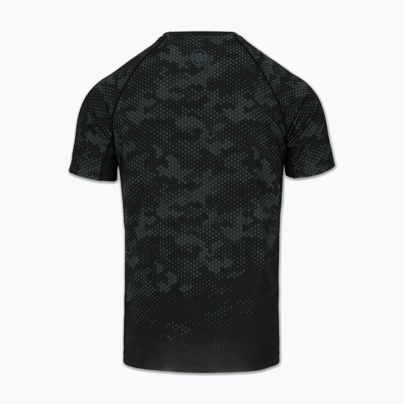 Rashguard da uomo Pitbull Hex Camo Hilltop Rashguard olive 4