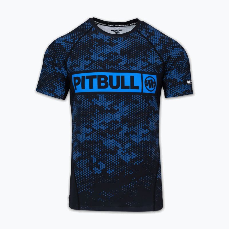 Rashguard da uomo Pitbull Hex Camo Hilltop Rashguard blue 3